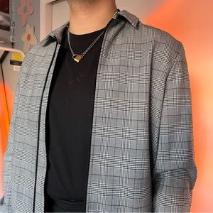 Topman Grey Patterned Jacket